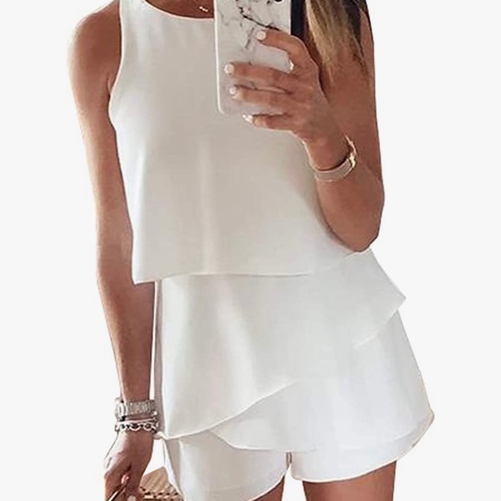 White Romper